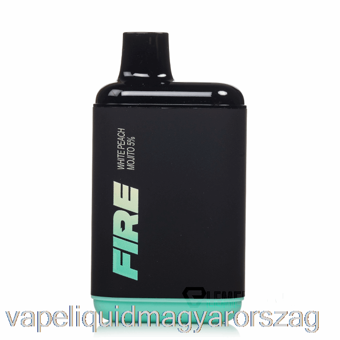 Fire Xl 6000 Eldobható Fehér Barack Mojito Vape Folyadék